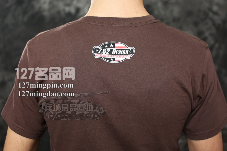 美国正品7.62design男士短袖 个性户外印花军迷T恤 1451