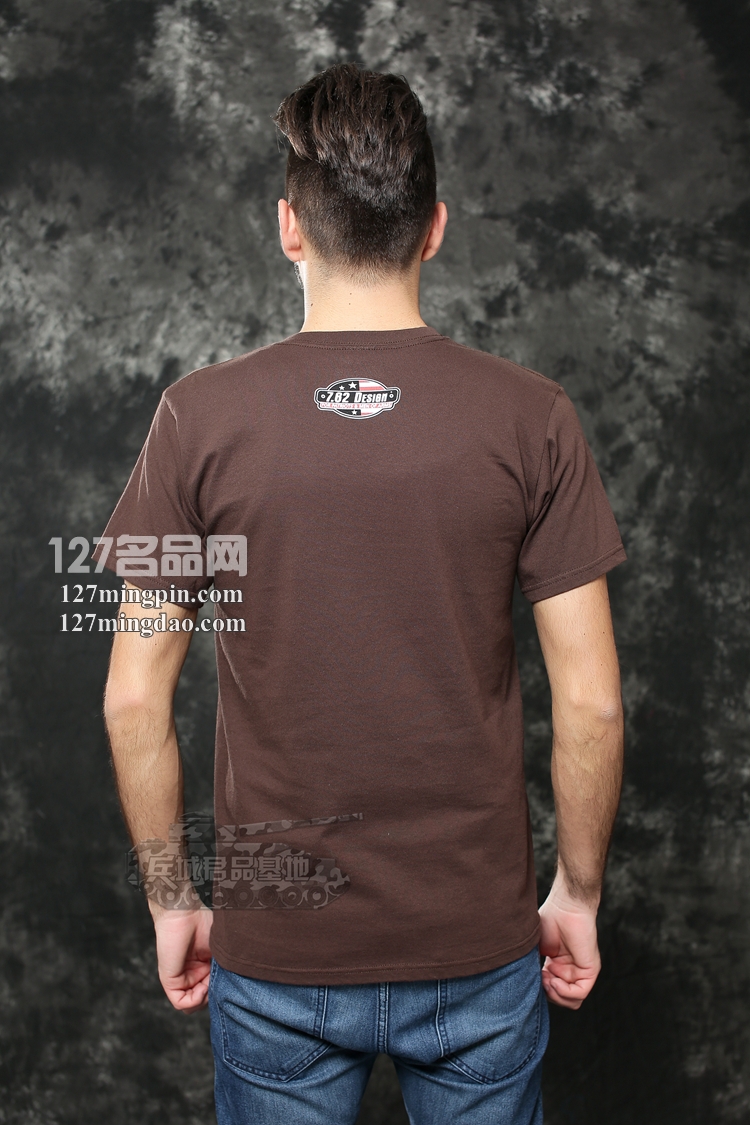 美国正品7.62design男士短袖 个性户外印花军迷T恤 1451