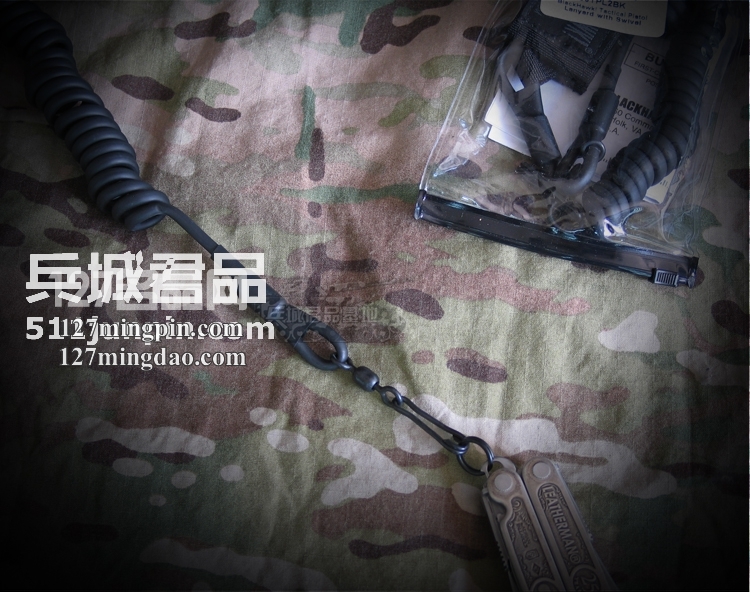 美国原装正品Blackhawk Equipment黑鹰90TPL2BK枪绳工具绳快拔绳