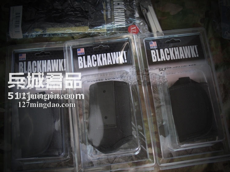 正品美国黑鹰BLACKHAWK!钥匙包静音尼龙钥匙包户外包钥匙扣44A600