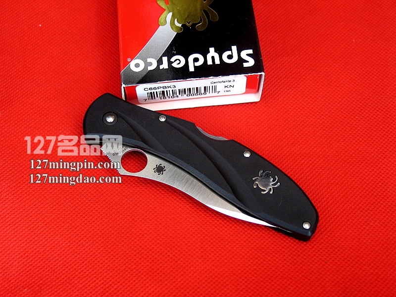 美国蜘蛛SPYDERCO  C66PBK3  127名刀网