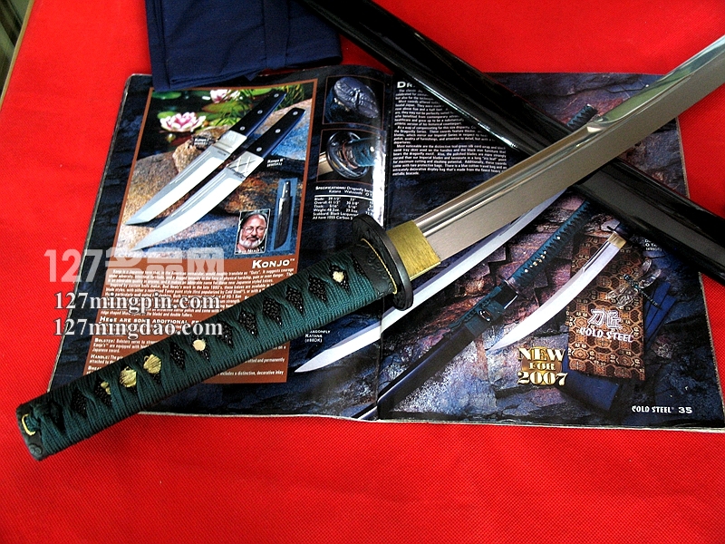 美国冷钢 ColdSteel 88DW日本武士刀 蜻蜓系列 Wakazashi中型协差