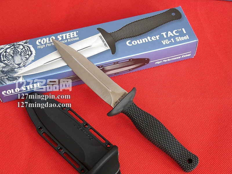 美国冷钢ColdSteel 10BCJ1 VG-1钢 新款剑型双刃匕首