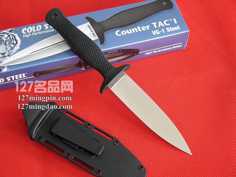 美国冷钢ColdSteel 10BCJ1 VG-1钢 新款剑型双刃匕首