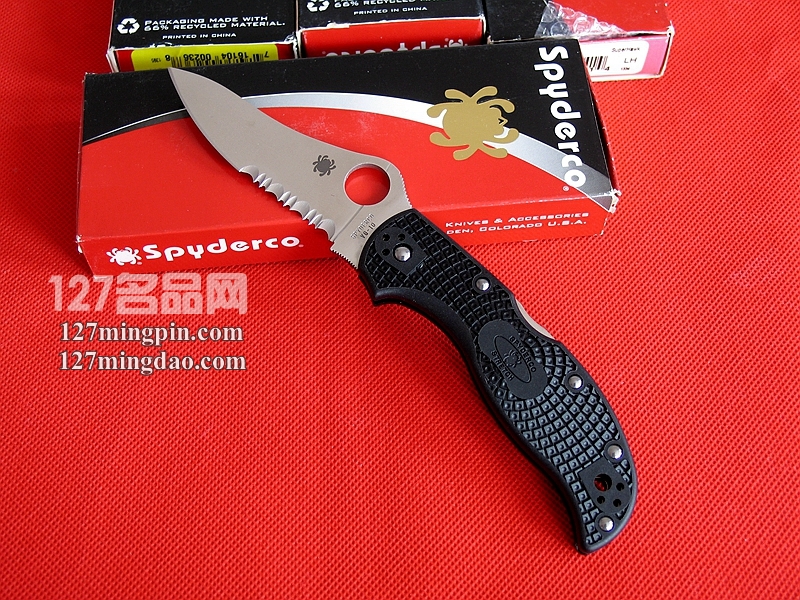 美国蜘蛛SPYDERCO  C90PSBK  127名刀网