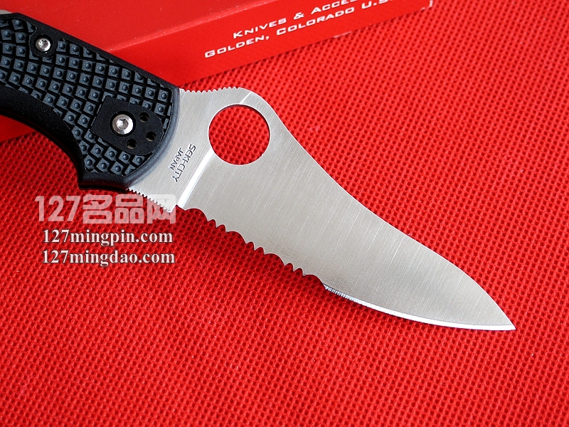 美国蜘蛛SPYDERCO  C90PSBK  127名刀网