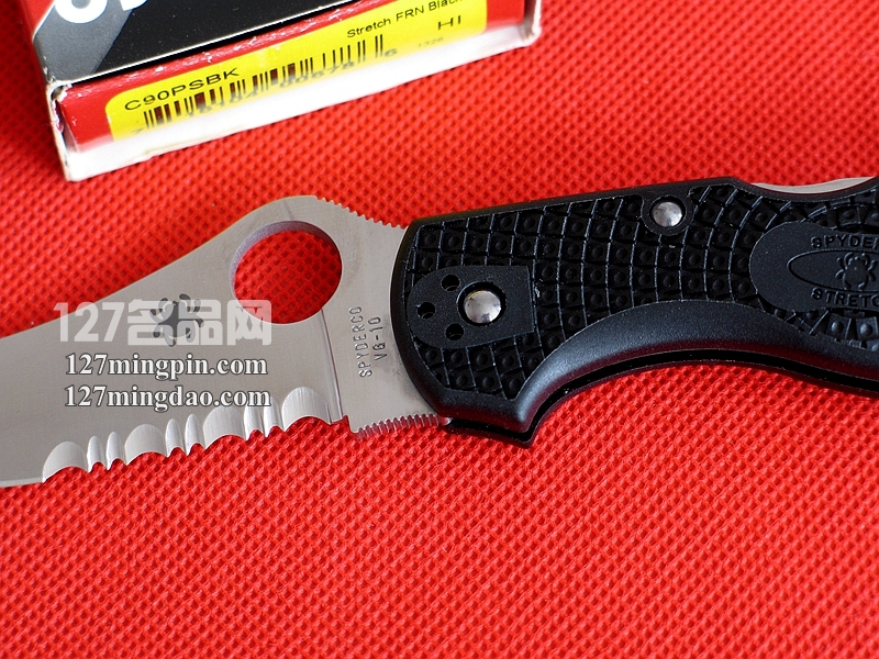 美国蜘蛛SPYDERCO  C90PSBK  127名刀网