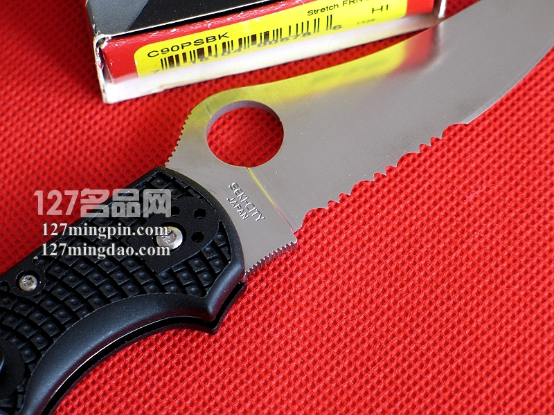 美国蜘蛛SPYDERCO  C90PSBK  127名刀网