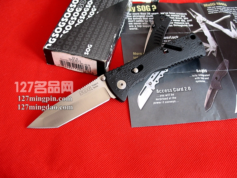 美国索格SOG 哨格 TF-6三叉戟快开刀