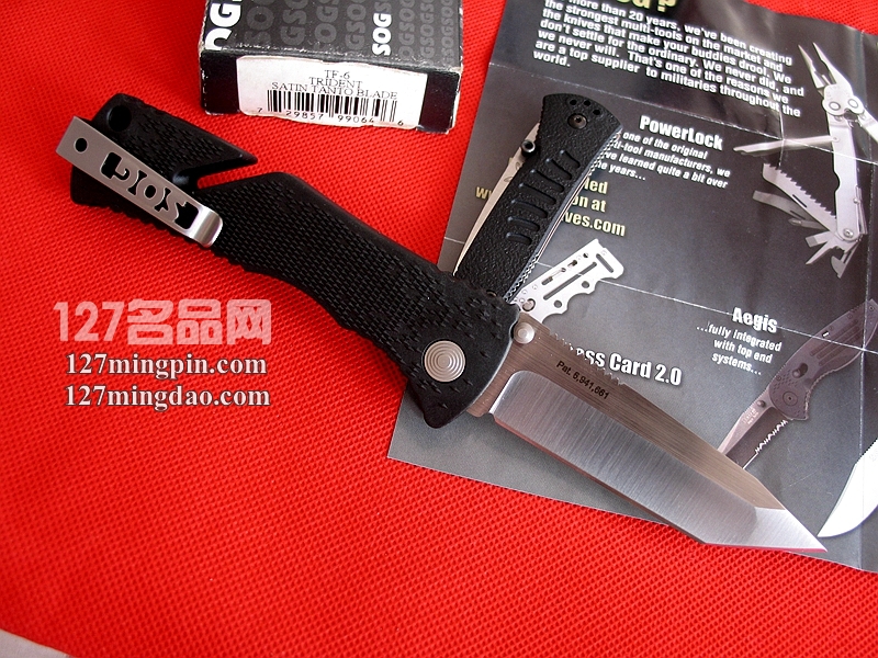 美国索格SOG 哨格 TF-6三叉戟快开刀