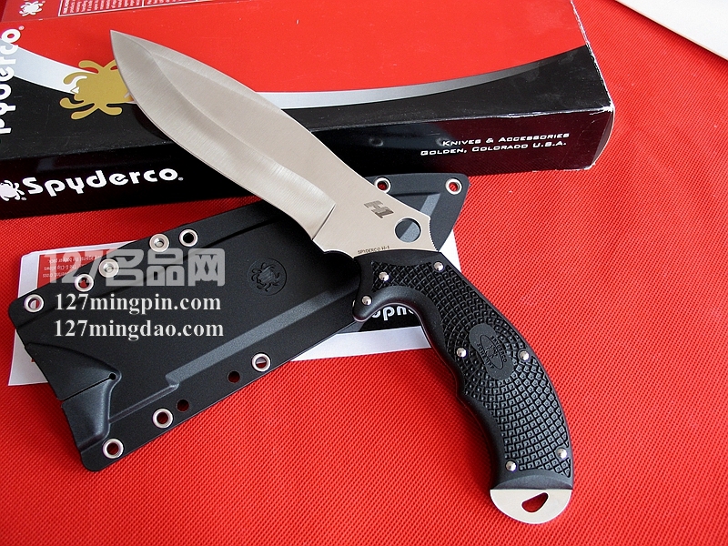 美国蜘蛛SPYDERCO FB20PBK 多用途野营刀 127名品网