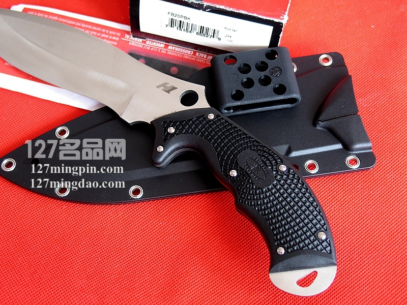 美国蜘蛛SPYDERCO FB20PBK 多用途野营刀 127名品网