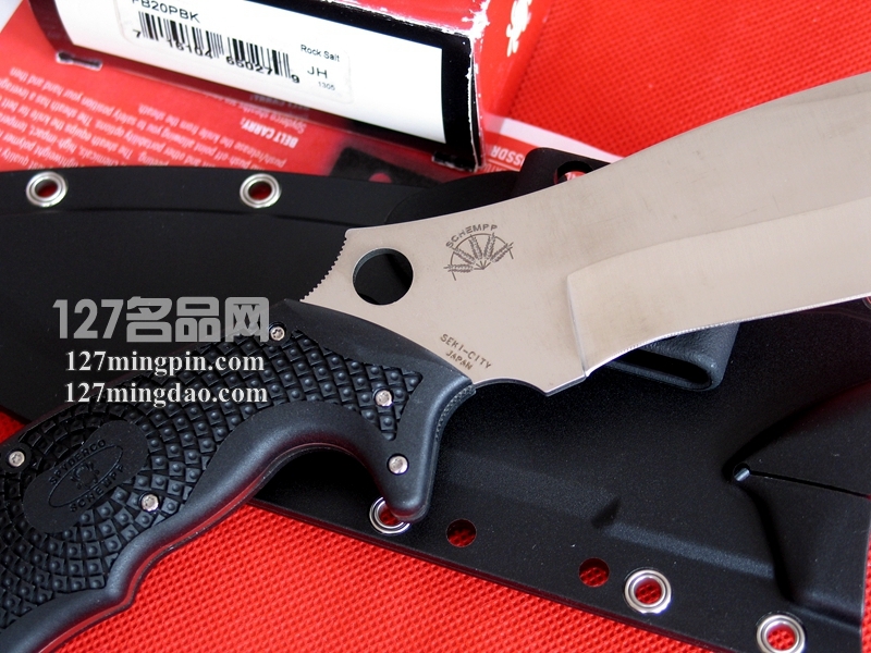 美国蜘蛛SPYDERCO FB20PBK 多用途野营刀 127名品网