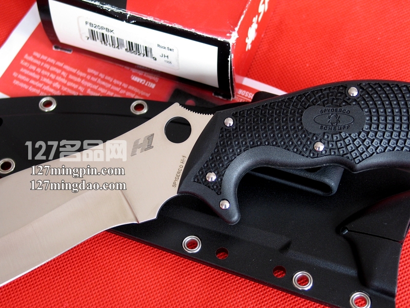 美国蜘蛛SPYDERCO FB20PBK 多用途野营刀 127名品网