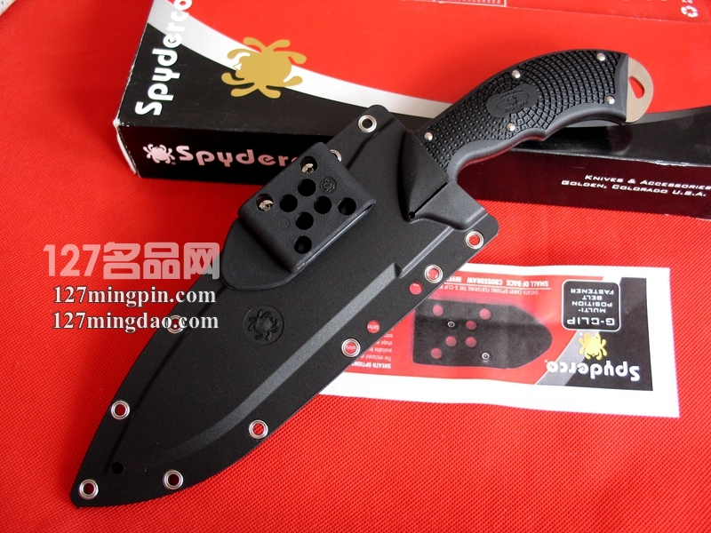 美国蜘蛛SPYDERCO FB20PBK 多用途野营刀 127名品网