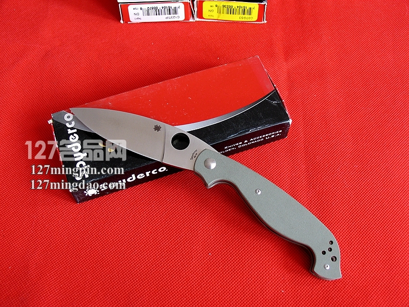 美国蜘蛛SPYDERCO C124GPFG经典折刀 127名刀网