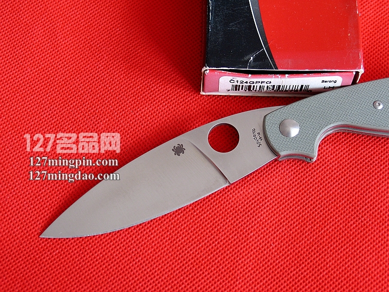 美国蜘蛛SPYDERCO C124GPFG经典折刀 127名刀网