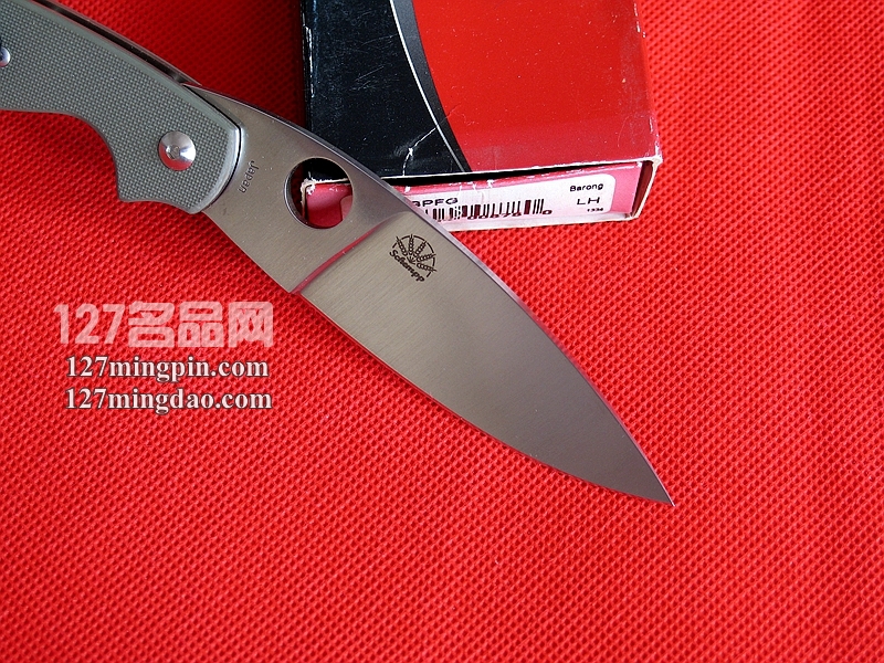 美国蜘蛛SPYDERCO C124GPFG经典折刀 127名刀网