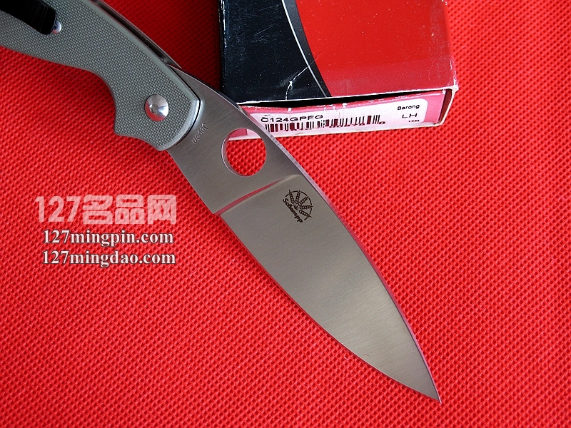 美国蜘蛛SPYDERCO C124GPFG经典折刀 127名刀网