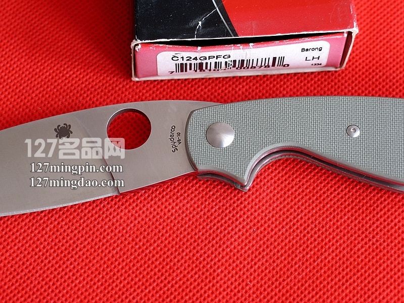 美国蜘蛛SPYDERCO C124GPFG经典折刀 127名刀网