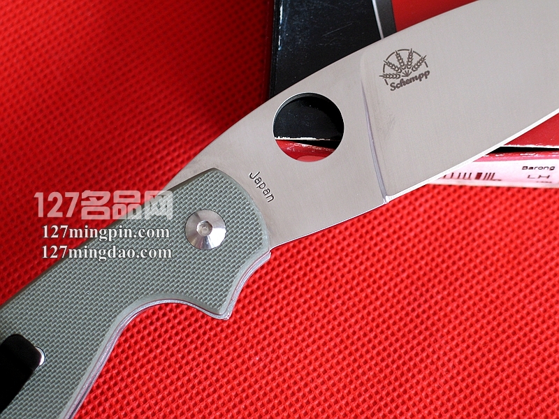 美国蜘蛛SPYDERCO C124GPFG经典折刀 127名刀网