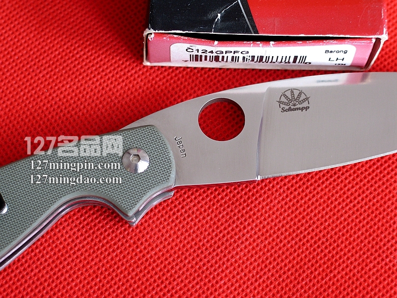 美国蜘蛛SPYDERCO C124GPFG经典折刀 127名刀网