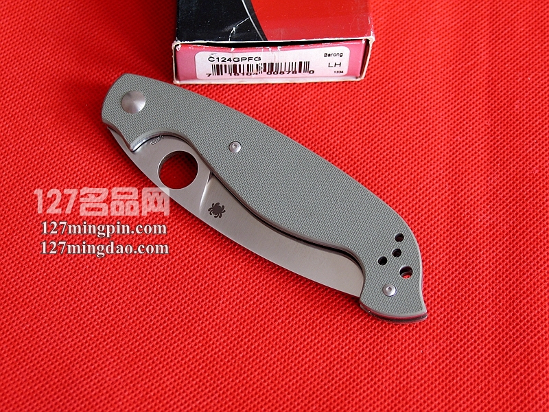 美国蜘蛛SPYDERCO C124GPFG经典折刀 127名刀网