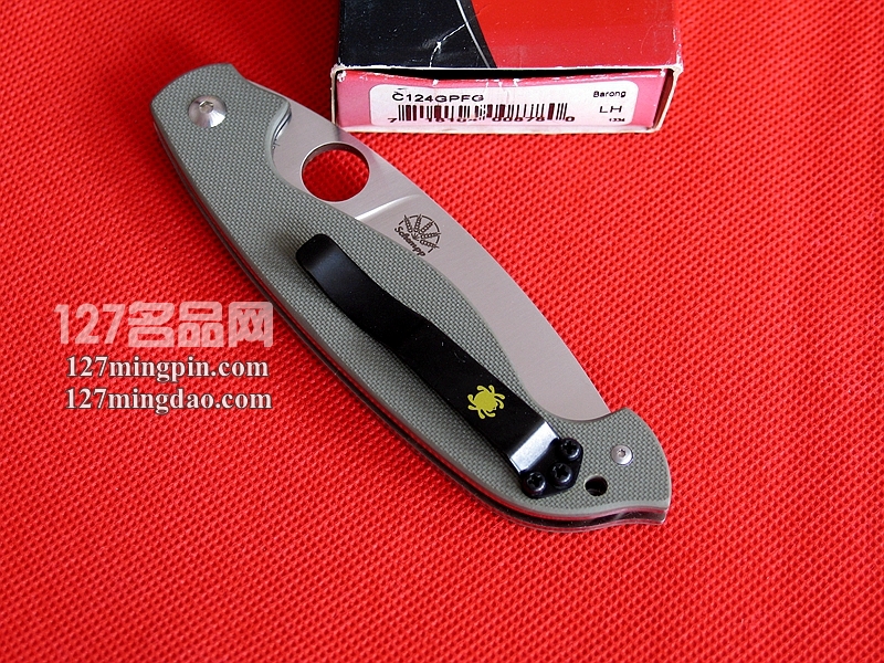 美国蜘蛛SPYDERCO C124GPFG经典折刀 127名刀网