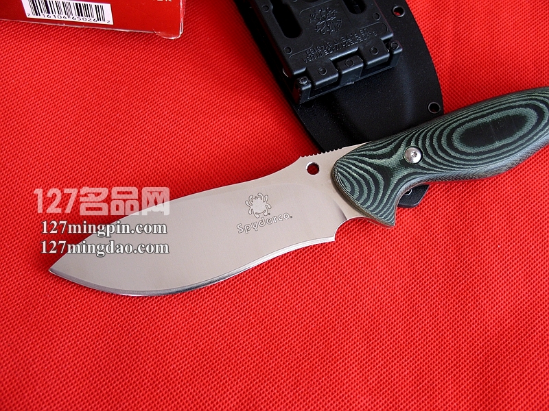 美国SPYDERCO蜘蛛 FB19 战术直刀野营刀 127名品网