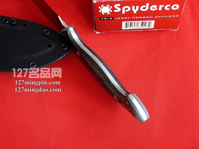 美国SPYDERCO蜘蛛 FB19 战术直刀野营刀 127名品网