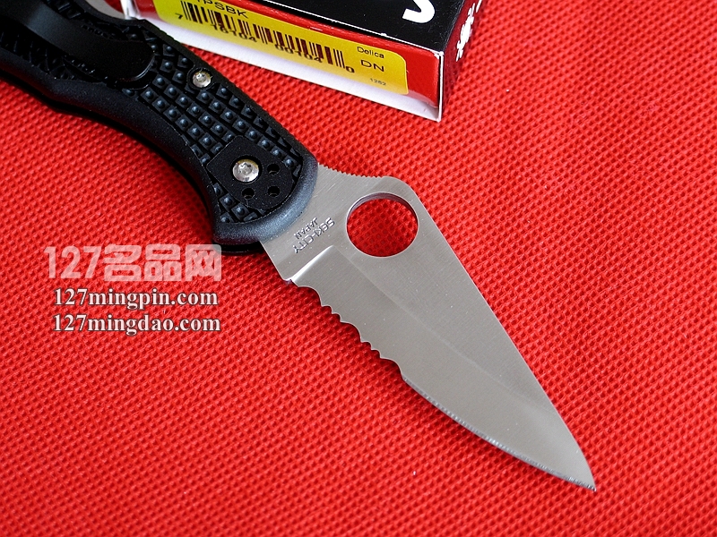 美国蜘蛛SPYDERCO C11PSBK折刀黑色柄 127名品网