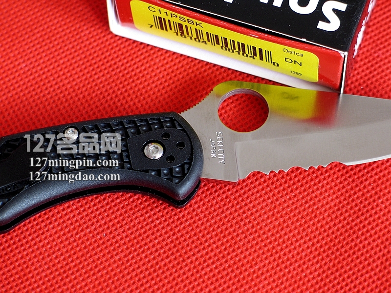 美国蜘蛛SPYDERCO C11PSBK折刀黑色柄 127名品网