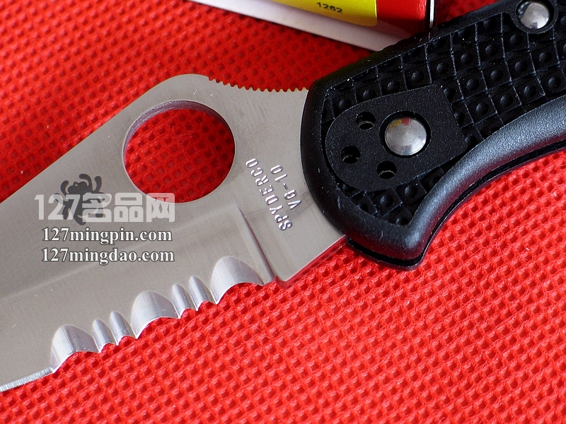 美国蜘蛛SPYDERCO C11PSBK折刀黑色柄 127名品网