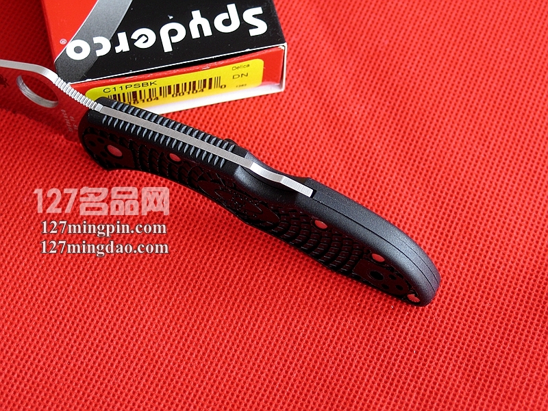 美国蜘蛛SPYDERCO C11PSBK折刀黑色柄 127名品网