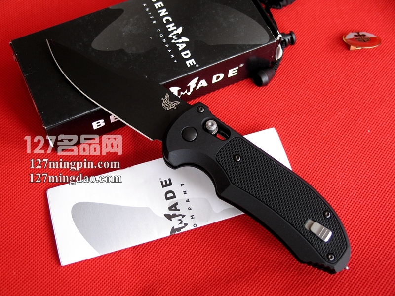 美国Benchmade 蝴蝶9170BK 军用测跳版 救援刀