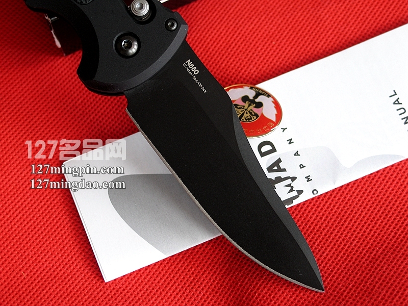 美国Benchmade 蝴蝶9170BK 军用测跳版 救援刀