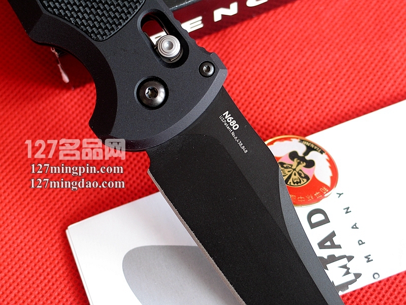 美国Benchmade 蝴蝶9170BK 军用测跳版 救援刀