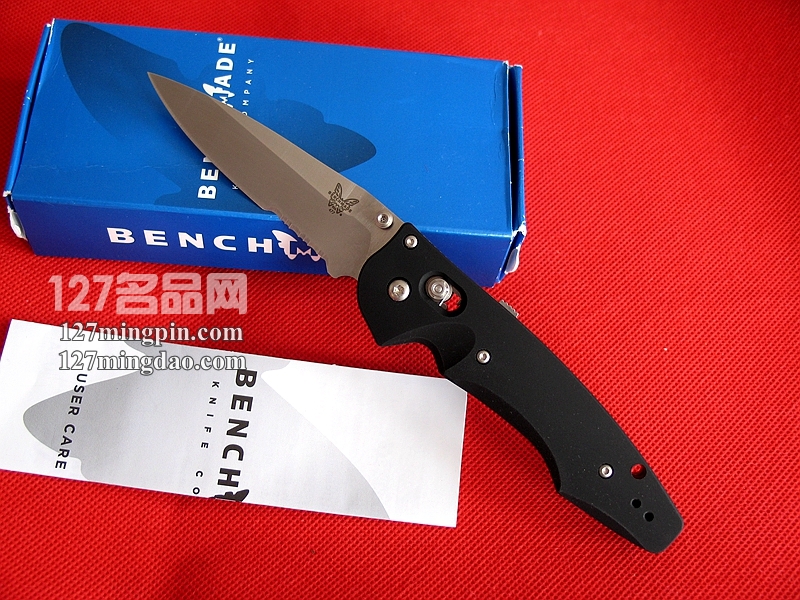 Benchmade 美国蝴蝶 477S使者 半齿助力测跳版 快开刀