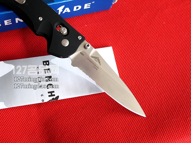 Benchmade 美国蝴蝶 477S使者 半齿助力测跳版 快开刀