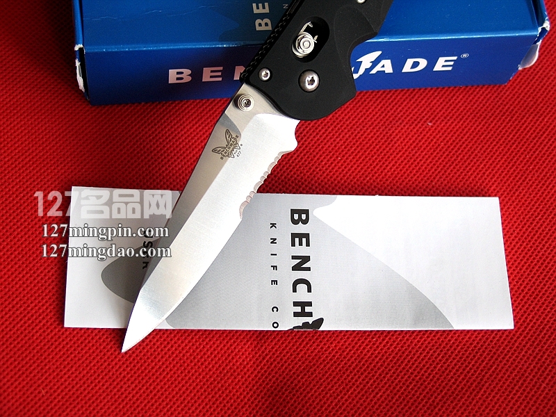 Benchmade 美国蝴蝶 477S使者 半齿助力测跳版 快开刀