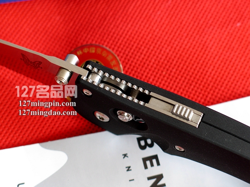 Benchmade 美国蝴蝶 477S使者 半齿助力测跳版 快开刀