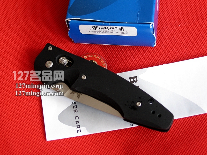 Benchmade 美国蝴蝶 477S使者 半齿助力测跳版 快开刀
