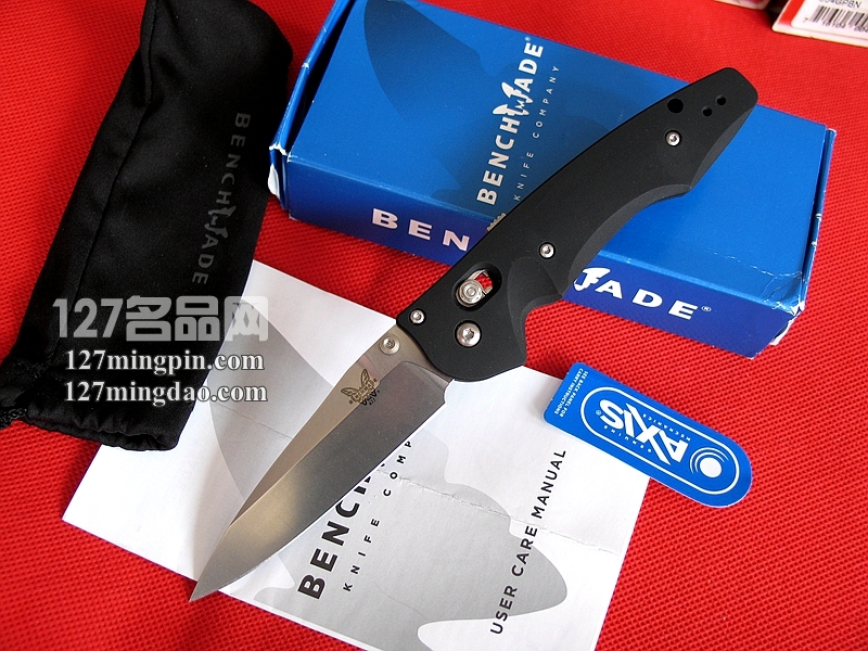 Benchmade 美国蝴蝶 477使者 全刃助力测跳版 快开刀