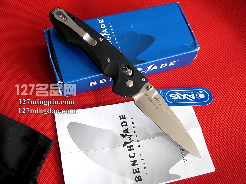 Benchmade 美国蝴蝶 477使者 全刃助力测跳版 快开刀