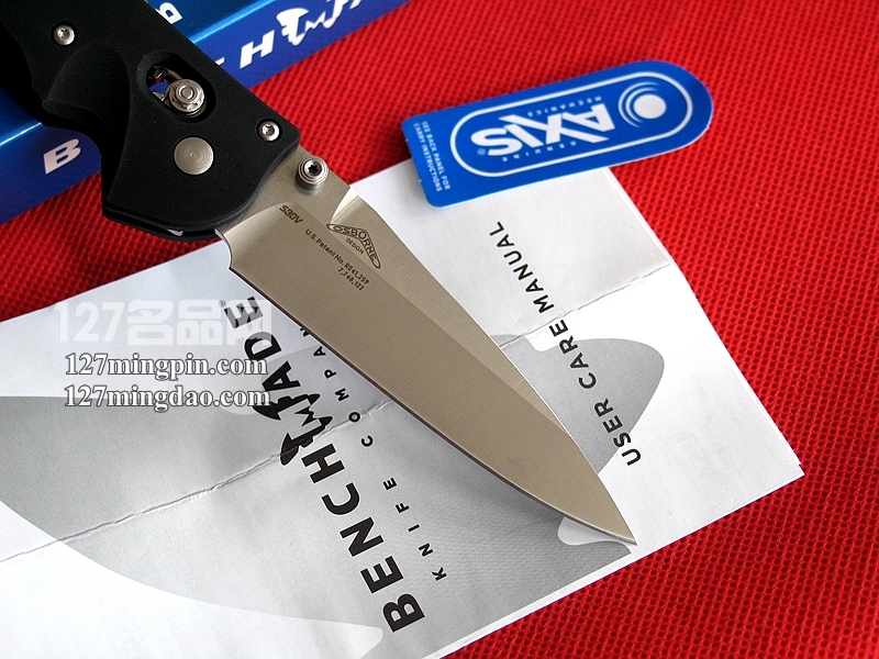 Benchmade 美国蝴蝶 477使者 全刃助力测跳版 快开刀