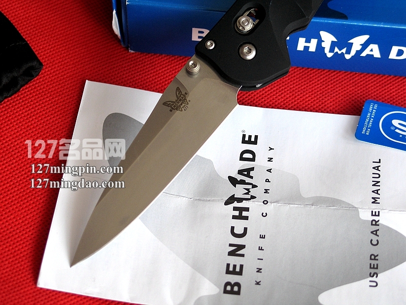 Benchmade 美国蝴蝶 477使者 全刃助力测跳版 快开刀