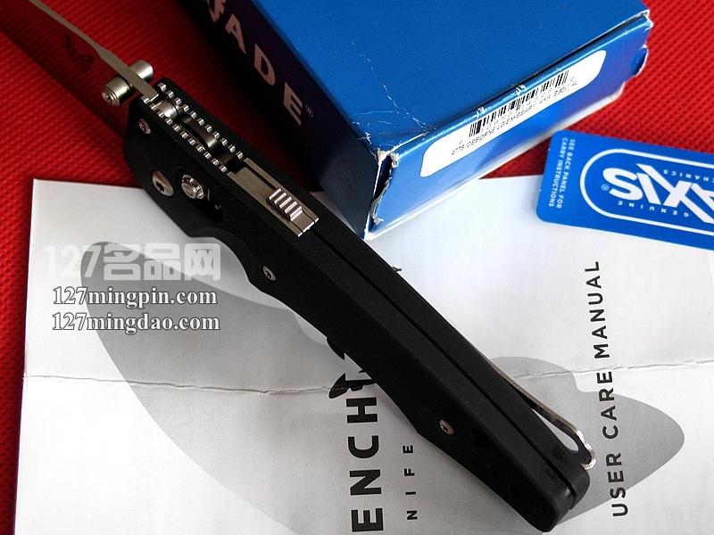 Benchmade 美国蝴蝶 477使者 全刃助力测跳版 快开刀