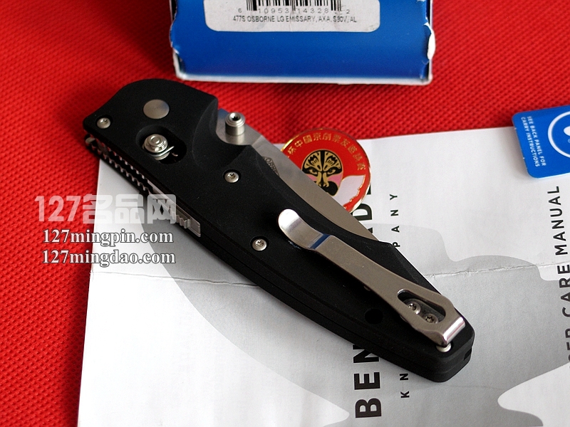 Benchmade 美国蝴蝶 477使者 全刃助力测跳版 快开刀