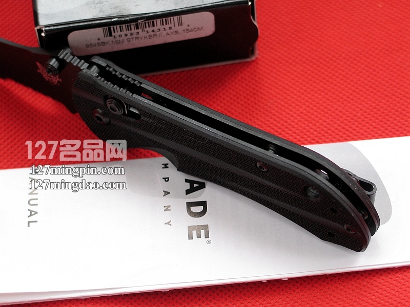 美国蝴蝶Benchmade 904SBK经典型小号版半齿打击者二代