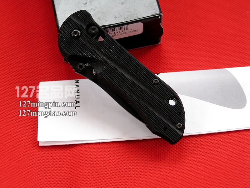 美国蝴蝶Benchmade 904SBK经典型小号版半齿打击者二代